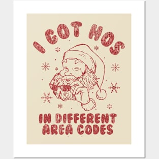 Vintage Santa Posters and Art